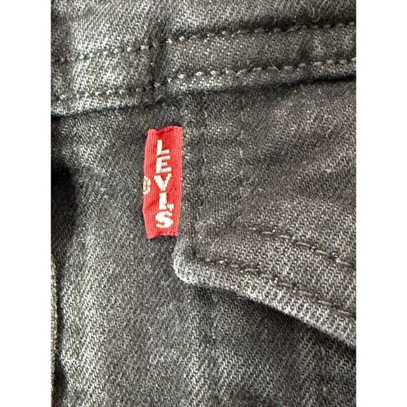 Levi's Women Slim Fit Original Trucker Jeans Jacket Inside Pockets Black sz S - Picture 7 of 12